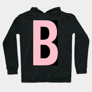 B letter Hoodie